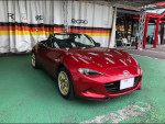 MAZDA�@���[�h�X�^�[�@ND5RC�@�Ɂ@RECARO�i���J���j�@TS-G�@GK�@BK/RED�@�V�[�g�q�[�^�[�t���@����
