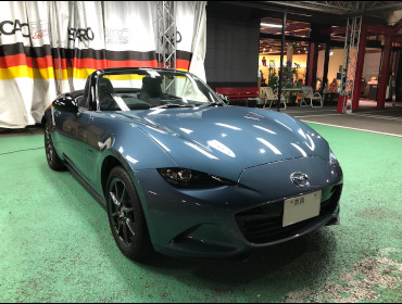 MAZDA�@���[�h�X�^�[�@ND5RC�i2015�N�j�@�Ɂ@RECARO�i���J���j�@SR-7�@GK100�@BK/�u���[�@����