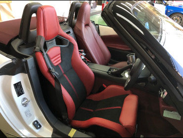 MAZDA�@���[�h�X�^�[�@ND�i2021�N�j�@�Ɂ@RECARO�i���J���j�@�X�|�[�c�X�^�[�@CL210H�@RED�@����