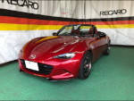 MAZDA�@���[�h�X�^�[�@NDF5RC�i2017�N�j�@�Ɂ@RECARO�i���J���j�@SR-7�@GU100H�@RED�@�V�[�g�q�[�^�[�t���@���@SR-7F�@GU100H�@RED�@�V�[�g�q�[�^�[�t���@�V�[�g�o�b�N�J�o�[�s�A�m�u���b�N/BOSE�X�s�[�J�[�@����