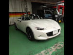 MAZDA�@���[�h�X�^�[990S�@ND5RC�i2022�N�j�@�Ɂ@RECARO�i���J���j�@RCS�@�z���C�g�V�F��/�u���b�N���b�V���@�~���E�@����