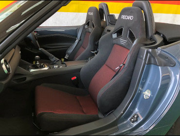 MAZDA�@���[�h�X�^�[�@ND5RC�i2021�N�j�@�Ɂ@RECARO�i���J���j�@SR-7F�@GK100�@BK/RED�@�V�[�g�q�[�^�[�t���@�~���E�@����