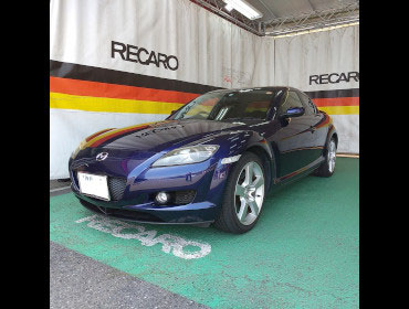 MAZDA�@RX-8�@SE3P�i2006�N�j�@�Ɂ@RECARO�i���J���j�@SR-7F�@GK100�@BK/�u���[�@����