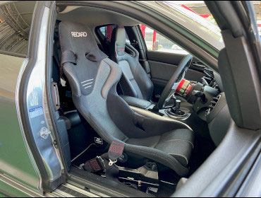 MAZDA�@RX-8�@SE3P�i2009�N�j�@�Ɂ@RECARO�i���J���j�@TS-G�@GK�@BK/SIL�@���@RECARO�~TRIAL�@4�_���V�[�g�x���g�@����