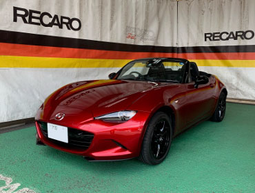 MAZDA�@���[�h�X�^�[�@ND5RC�i2022�N�j�@�Ɂ@RECARO�i���J���j�@SR-7�@GK100�@BK/RED�@���@SR-7F�@GK100�@BK/RED�@����