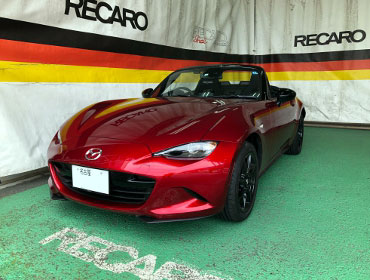 MAZDA�@���[�h�X�^�[�@ND5RC�@�Ɂ@RECARO�i���J���j�@RS-G�@GK�@BK/BK�@�V�[�g�q�[�^�[�t���@���@�V�[�g�o�b�N�o�[�J�o�[�i�s�A�m�u���b�N/BOSE�X�s�[�J�[�j�@����