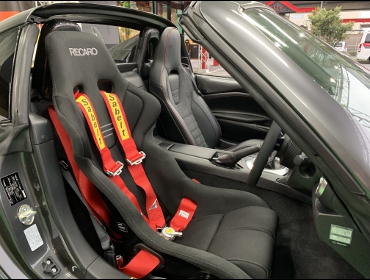 MAZDA�@���[�h�X�^�[RF�@NDERC�i2017�N�j�@�Ɂ@RECARO�i���J���j�@RS-G�@GK�@BK/BK�@�V�[�g�q�[�^�[�t���@����
