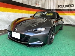 MAZDA�@���[�h�X�^�[RF�@NDERC�i2018�N�j�@�Ɂ@RECARO(���J���j�@RS-G�@GK�@BK/RED�@�V�[�g�q�[�^�[�t���@����