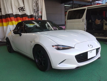 MAZDA�@���[�h�X�^�[�@ND�i2019�N�j�@�Ɂ@RECARO�i���J���j�@SR-7�@GU100H�@�u���E���@�V�[�g�q�[�^�[�t���@����