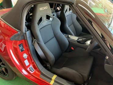 MAZDA�@���[�h�X�^�[�@ND�i2022�N�j�@�Ɂ@RECARO�i���J���j�@SR-7�@GK100�@BK/BK�@�V�[�g�q�[�^�[�t���@���@SR-7F�@GK100H�@BK/BK�@�V�[�g�q�[�^�[�t���@����