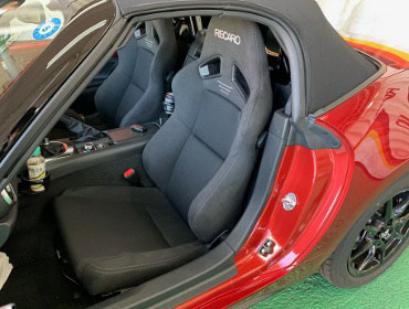 MAZDA�@���[�h�X�^�[�@ND�i2022�N�j�@�Ɂ@RECARO�i���J���j�@SR-7�@GK100�@BK/BK�@�V�[�g�q�[�^�[�t���@���@SR-7F�@GK100H�@BK/BK�@�V�[�g�q�[�^�[�t���@����