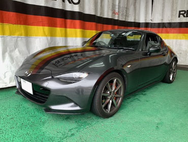 MAZDA�@���[�h�X�^�[RF�i2022�N�j�@�Ɂ@RECARO�i���J���j�@SR-7F�@GK100�@BK/SIL�@�V�[�g�q�[�^�[�t���@����