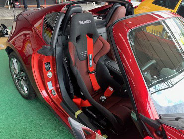 MAZDA�@���[�h�X�^�[RF�@NDERC�i2017�N�j�@�Ɂ@RECARO�i���J���j�@TS-G�@GK�@BK/RED�@���@4�_���V�[�g�x���g�@����
