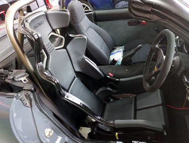 MAZDA�@���[�m�X���[�h�X�^�[�@NA6CE�i1991�N�j�@�Ɂ@RECARO�i���J���j�@PRO RACER�@RMS�@2700G�@����