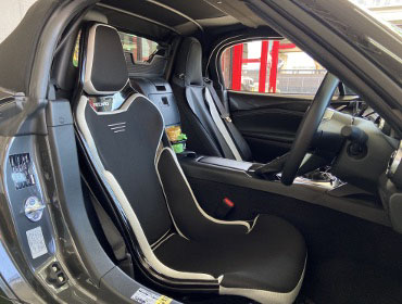 MAZDA�@���[�h�X�^�[�@ND5RE�i2024�N�j�@�Ɂ@RECARO�i���J���j�@RCS�@BK�V�F��/BK���b�V���@�V�[�g�q�[�^�[�t���@����