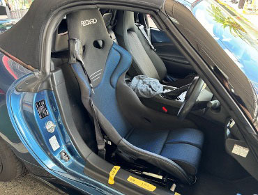 MAZDA�@���[�h�X�^�[�@ND5RC�i2019�N�j�@�Ɂ@RECARO�i���J���j�@TS-G�@GK�@BK/�u���[�@�V�[�g�q�[�^�[�t���@����