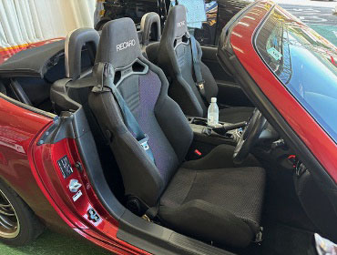 MAZDA�@���[�h�X�^�[�@NCEC�i2006�N�j�@�Ɂ@RECARO�i���J���j�@SR-S�@BK100�@BK/SIL�@���@SR-C�@BK100�@BK/SIL�@����