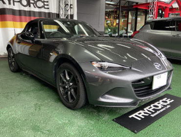 MAZDA�@���[�h�X�^�[�@ND5RC�i2018�N�j�@�Ɂ@RECARO�i���J���j�@SR-S�@UT100H�@BK�@�V�[�g�q�[�^�[�t���@����