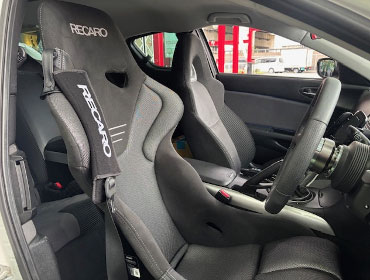 MAZDA�@RX-8�@ABA-SE3P�i2006�N�j�@�Ɂ@RECARO�i���J���j�@RS-G�@GK�@BK/SIL�@����