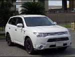 MITSUBISHI�@�A�E�g�����_�[�@PHEV�@GG2W��RECARO�i���J���jSR-7F�@GK100�@BK/RED�@����