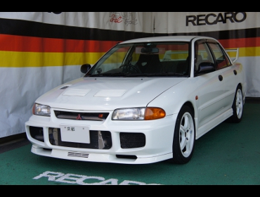MITSUBISHI�@�����T�[�G�{�����[�V�����V�@CE9A�i1995�N�j�@�Ɂ@RECARO�i���J���j�@TS-G�@GK�@BK/SIL�@����