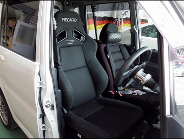 MITSUBISHI�@�g�b�|M�@H82A�@NA�i2010�N�j�@�Ɂ@RECARO�i���J���j�@SR-7F�@GK100�@BK/BK�@����