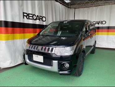 MITSUBISHI�@�f���JD5�@CVW5�i2008�N�j�@�Ɂ@RECARO�i���J���j�@SR-7�@KK100�@BK�@����