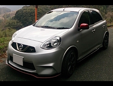 NISSAN�@�}�[�`�@K13��RECARO�i���J���j�V�[�g����