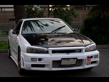 NISSAN�@�X�J�C���C���@ER34��RECARO�i���J���j�V�[�g����