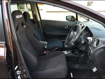 RECARO�i���J���V�[�g�j�@NISSAN�@NOTE�i�m�[�g�j��RECARO�i���J���j�@SR-7F KK100 BK�@����