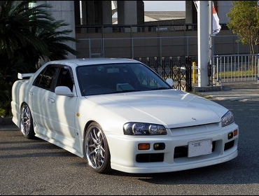 NISSAN�@�X�J�C���C���@ER34��RECARO�i���J���j�V�[�g����