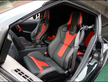 RECARO�i���J���V�[�g�j�@NISSAN�@GT-R�@R35�Ƀ��J���@�X�|�[�c�X�^�[�@���~�e�b�h�G�f�B�V�����@BK/RED�@�J�[�{���o�b�N�V�F���d�l�@�~2�r�@����