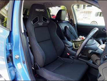 NISSAN�@���[�t�@ZE0��RECARO�i���J���jSR-7F�@GK100�@�V�[�g�q�[�^�[�t���@BK/BK�@�G�A�����o�[�@����