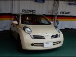 RECARO�i���J���V�[�g�j�@NISSAN�@�}�[�`�@K12�@�Ɂ@���J���@RS-GS�@RED�@���@SR-7�@KK100�@RED�@����