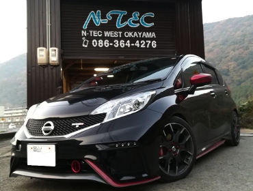 NISSAN�@�m�[�g�@E12�@�Ɂ@RECARO�i���J���j�V�[�g����