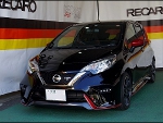 NISSAN NOTE E12 に RECARO(レカロ) RS-G GK BK/RED 装着
