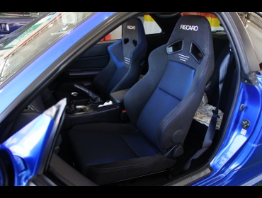 NISSAN�@�X�J�C���C��GT-R�@BNR34�i2001�N�j�@�Ɂ@RECARO�i���J���j�@SR-6�@GK100S�@BK/BL�@���@SR-7F�@GK100�@BK/BL�@����