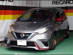 NISSAN ノート e-power HE12(2017年) に RECARO(レカロ) SR-7F ラシック RED シートヒーター付き & SR-7F ラシック RED 装着