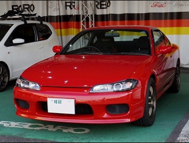 NISSAN�@�V���r�A�@S15�i2002�N�j�@�Ɂ@RECARO�i���J���j�@RS-G�@GK�@BK/RED�@����