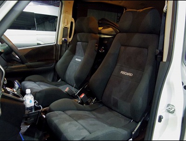 NISSAN�@�Z���i�@e�p���[�@C27�@�Ɂ@RECARO�i���J���j�@�G���S���hLD�@BK�@�V�[�g�q�[�^�[�t���@�~���E�@����