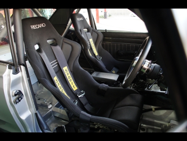 NISSAN�@�X�J�C���C���@KGC10�i1971�N�j�@�Ɂ@RECARO�i���J���j�@RS-G�@GK�@BK/BK�@�~���E�@����