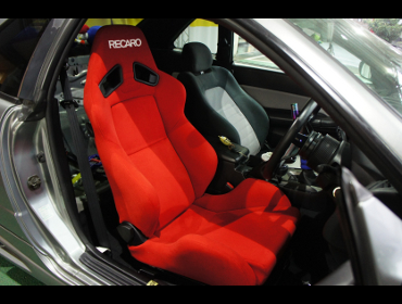 NISSAN�@�X�J�C���C���@ER34�@�Ɂ@RECARO�i���J���j�@SR-7�@KK100�@RED�@����