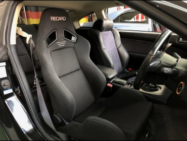 NISSAN�@�X�J�C���C���@CPV35�i2003�N�j�@�Ɂ@RECARO�i���J���j�@SR-7�@GK100�@BK/BK�@����