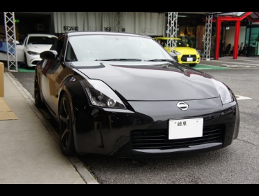 NISSAN�@�t�F�A���f�BZ�@Z33�i2007�N�j�@�Ɂ@RECARO�i���J���j�@RS-G�@GK�@BK/BK�@4�_���V�[�g�x���g�@����