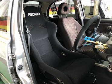 NISSAN�@�}�[�`�@K12�i2009�N�j�@�Ɂ@RECARO�i���J���j�@SP-G�@�|�[���|�W�V�����@����