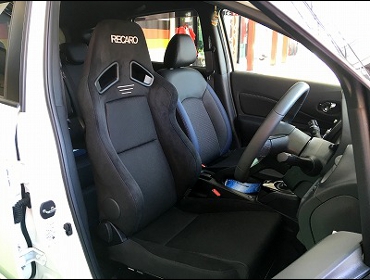NISSAN�@�m�[�g�@E�p���[���_���X�g�u���b�N�A���[�@HE12�i2019�N�j�@�Ɂ@RECARO�i���J���j�@SR+-7F�@GU100�@BK�@A/R�^�C�v�@����
