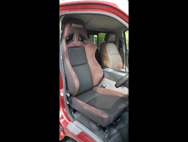 NISSAN�@�L�����o��NV350�@�Ɂ@RECARO�i���J���j�@SR-7F�@GU100H�@�u���E���@�V�[�g�q�[�^�[�t���@����