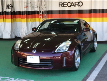 NISSAN�@�t�F�A���f�BZ�@Z33�i2006�N�j�@�Ɂ@RECARO�i���J���j�@SR-7F�@GU100�@BK�@����