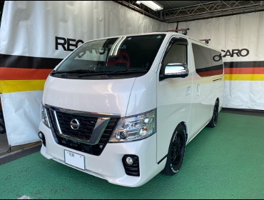 NISSAN�@NV350�@�L�����o���@E26�@�Ɂ@RECARO�i���J���j�@SR-7�@GU100H�@RED�@�V�[�g�q�[�^�[�t���@����