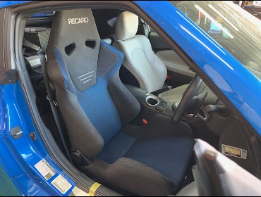 NISSAN�@�t�F�A���f�BZ�@Z34�i2008�N�j�@�Ɂ@RECARO�i���J���j�@SR-6�@GK100S�@BK/�u���[�@����